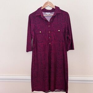 Jude Connally Collard Dress Size Medium
